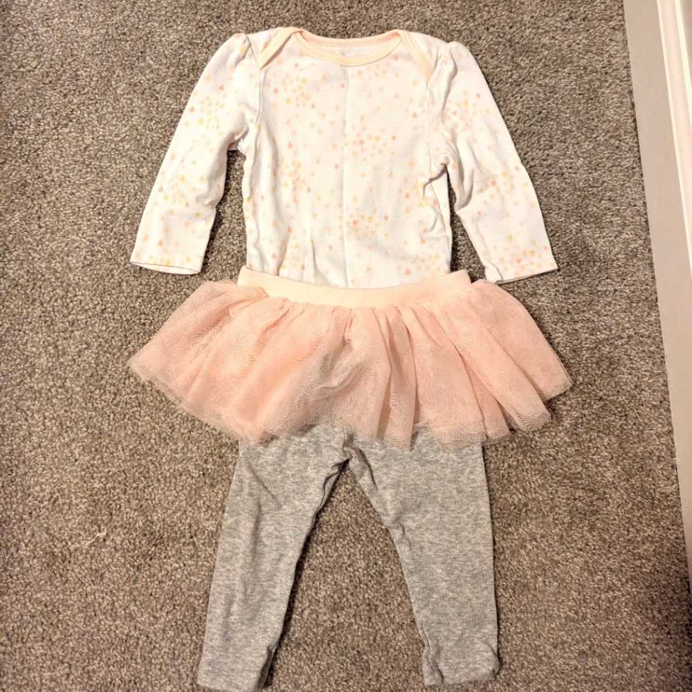 3 For $12 Peach ruffle set